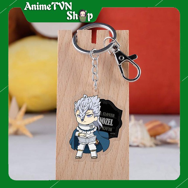 Móc khoá Mica dây xịn anime Black Clover - Nhựa Cứng Acrylic In 2 mặt sắc nét ( ảnh thật )