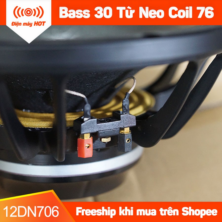 Loa bass rời 30 từ Neo coil 76 12DN706