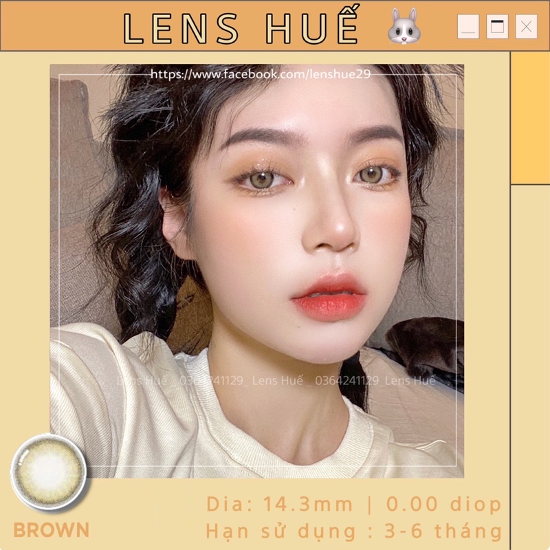 Lens Vivi Ring Green 0 độ ( kính áp tròng ) màu tây vân đơn giản xanh lá tây - Lens Huế 🐰