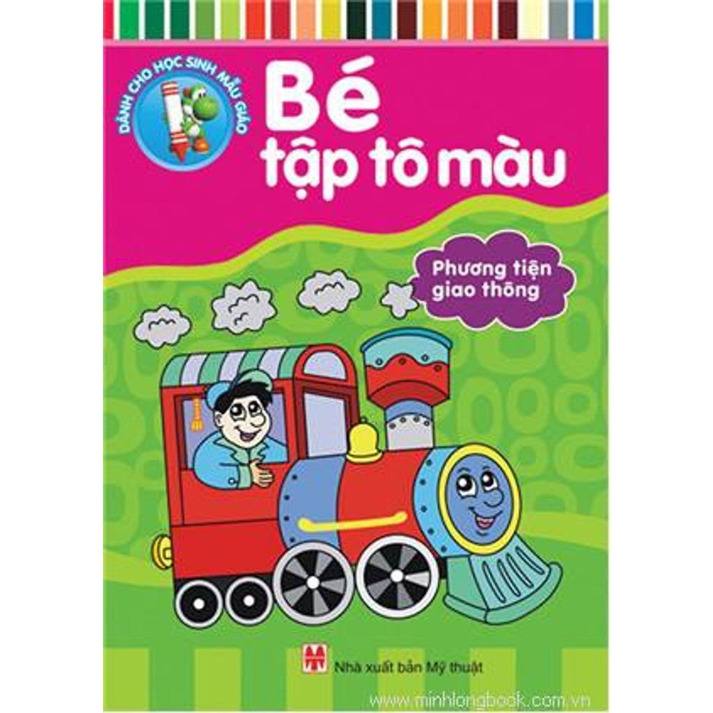 Sách Bé tập tô màu - túi 8 cuốn