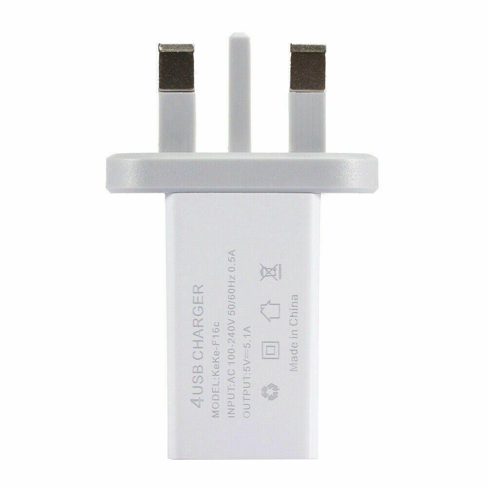 JONYE Bộ SạC ĐiệN ThoạI USB Hub UK TiệN DụNg