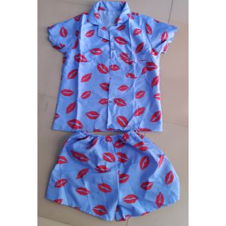Pijama kate Thái tay ngắn quần ngắn
