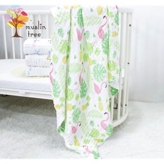 Khăn xô, khăn tắm 6 lớp SKIDS Muslin Tree cho bé