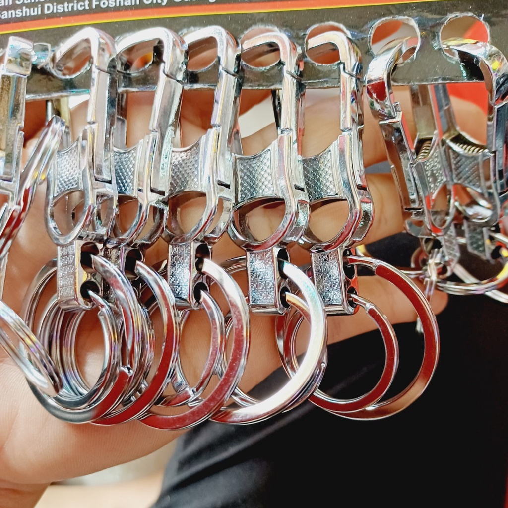 Móc Khóa Inox Treo Chìa Khóa , Ví