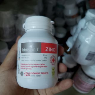 Viên hỗ trợ bổ sung kẽm Bio Island Zinc cho trẻ từ 1 tuổi trở lên