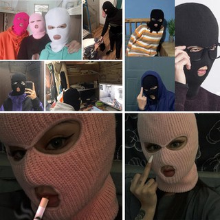 Mũ Trùm Đầu Khoét 3 Lỗ Hóa Trang Nhân Vật Balaclava