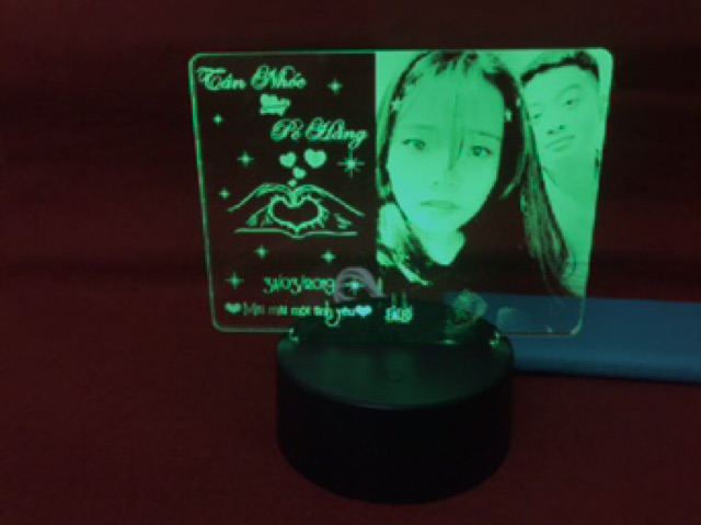 Đèn ngủ 3d, quà tặng khắc theo yêu cầu