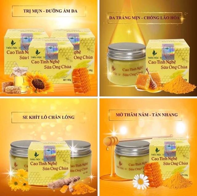 Cao tinh nghệ sữa ong chúa Thảo Mộc 37 (HandMade) | BigBuy360 - bigbuy360.vn