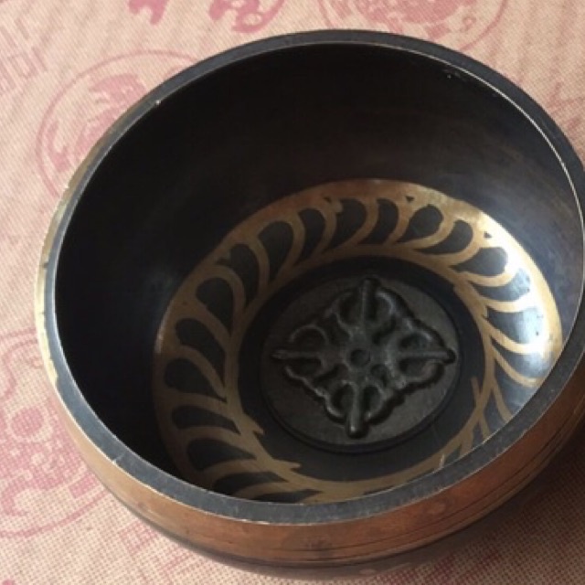 chuông quay Tây tạng 17,5cm - chuông đồng