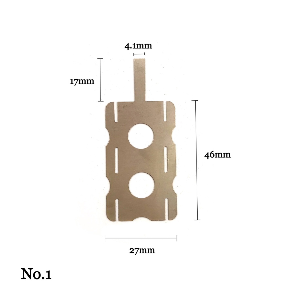 Bộ 6 kẽm hàn cell pin cho mẫu pin Makita 15 cell (4xM1 + 2xM3)