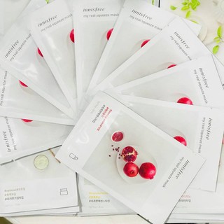Mặt nạ giấy lựu mask sheet my real squeeze mask 20ml