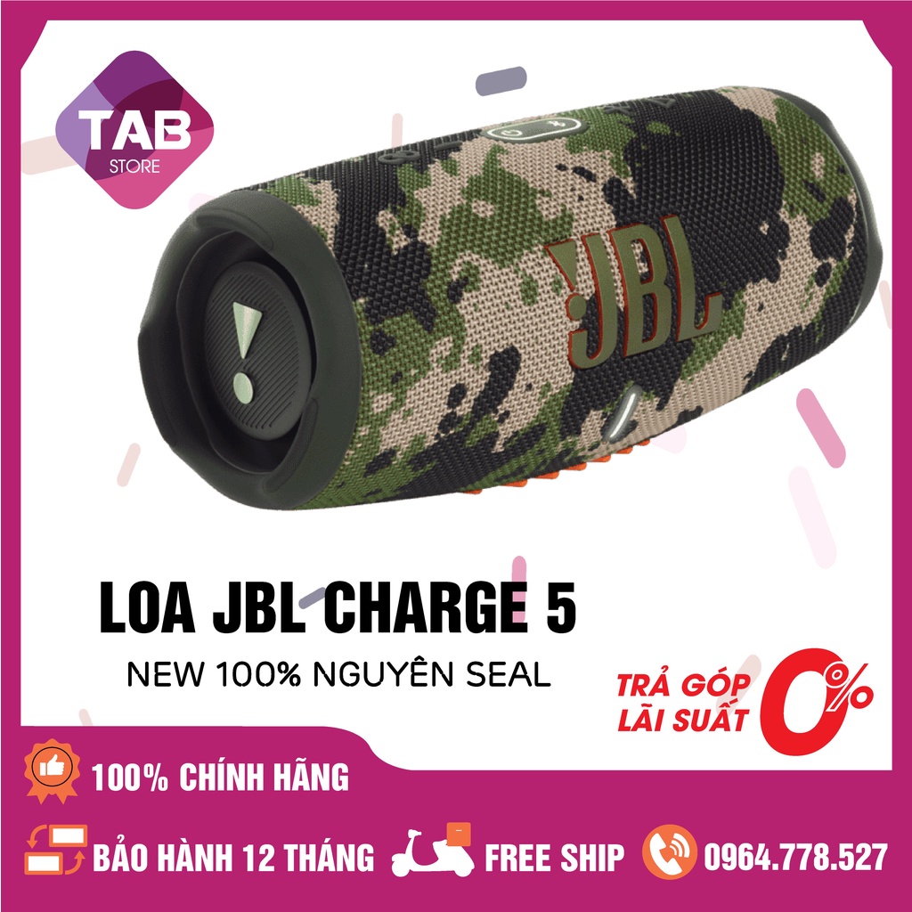 [Mã ELHACE giảm 4% đơn 300K] Loa JBL CHARGE 5 Chính Hãng - Bảo Hành 12 Tháng