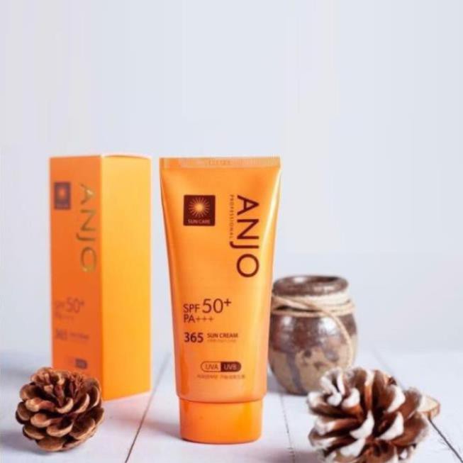 Kem Chống Nắng Anjo dưỡng ẩm, dịu nhẹ và bảo vệ da Professional SPF 50+PA+++ 365 Sun Cream 70g NPP Shoptido