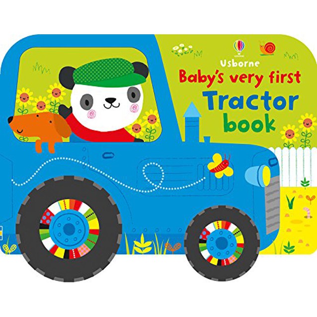 Sách Usborne thiếu nhi dạng mô hình xe - BVF Tractor Book