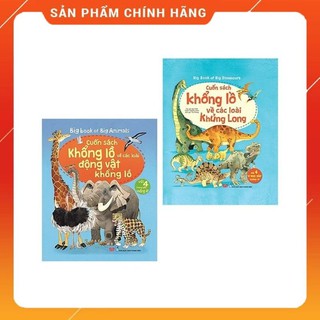Big book - combo 2 cuốn động vật khổng lồ + khủng long