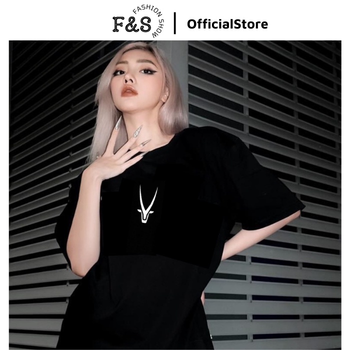 Áo thun tay lỡ unisex form rộng PSYCHO - Áo phông F&S nam nữ, cặp đôi phong cách hàn quốc