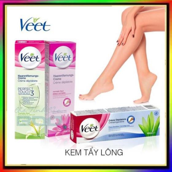 Kem Tẩy Lông Veet Pháp 100ml ⚡️𝑪𝒉𝒖𝒂̂̉𝒏 𝑪𝒉𝒊́𝒏𝒉 𝑯𝒂̃𝒏𝒈 ⚡️ Kem Tẩy Lông Chuẩn Chính Hãng