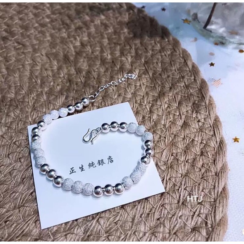 LẮC TAY BI 6LI BẠC DÁNG MỀM CHO NỮ