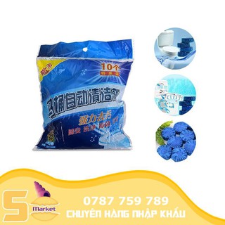 Viên tẩy rửa và khử mùi hôi cho bồn cầu dạng 10 viên/bịch