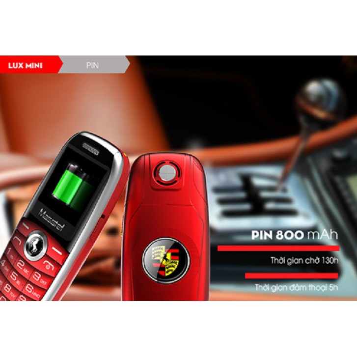 [Freeship toàn quốc từ 50k] Điện thoại siêu xe Masstel Lux Mini siêu độc lạ 2 sim siêu đẹp chính hãng Bảo hành 12 tháng | BigBuy360 - bigbuy360.vn