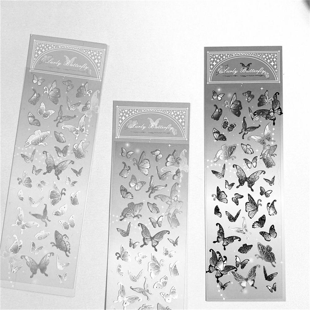 Sticker Laser Chống Thấm Nước Họa Tiết Hoạt Hình Dùng Trang Trí Giáng Sinh DIY