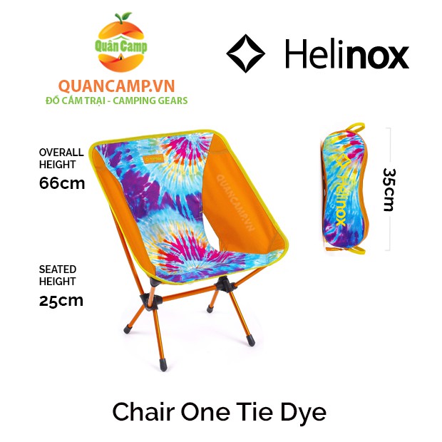 Ghế dã ngoại xếp gọn Helinox Chair One Tie Dye