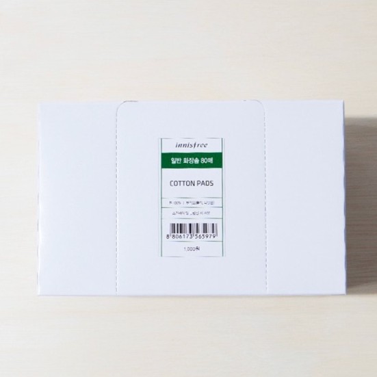Bông Tẩy Trang Innisfree Eco Beauty Tool Cotton Pads 80 Miếng