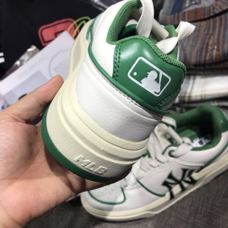 Giày thể thao đế cao trắng đen Linear m. lb