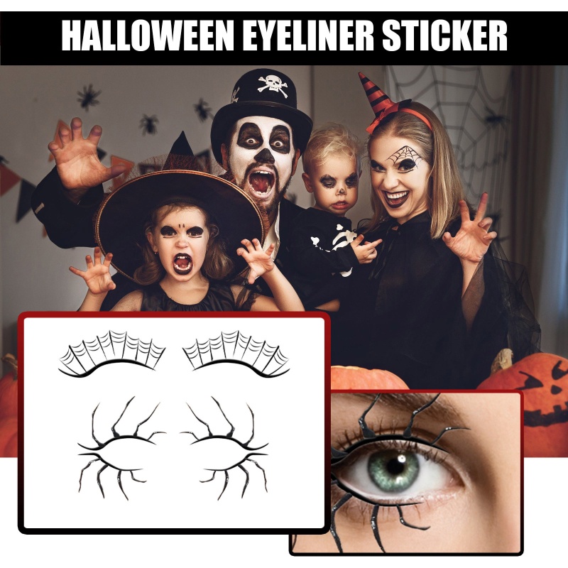 Hình Xăm Dán Mắt Kinh Dị Hóa Trang Halloween Cho Nữ YOUYO