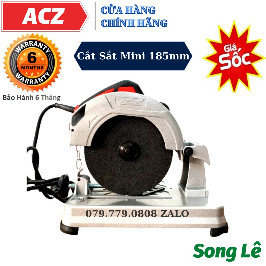 Máy Cắt Sắt Mini 185mm -ACZ-9185-  1 tấc 8