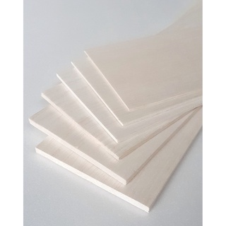 Combo 5 tấm gỗ balsa siêu nhẹ  dày 3mm, 4mm, 5mm bản100mm dài 500mm - 1000mm