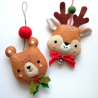 Tuần lộc vải nỉ handmade