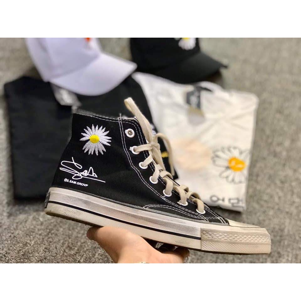 HOT Combo Set Giày+Mũ+Áo Trend Hoa Cúc.Phối Đồ Ib Shop | BigBuy360 - bigbuy360.vn