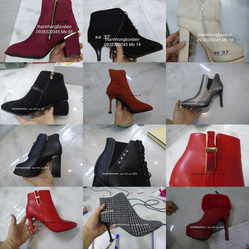 Sales xả kho (sz 37) Giày bốt cao cấp Quảng Châu chất đẹp hàng cao cấp fullbox