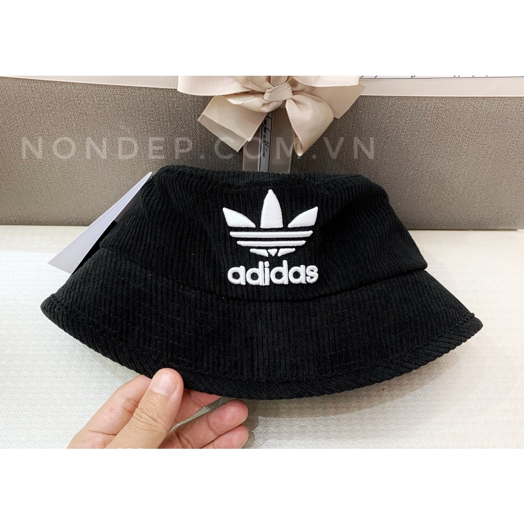 NÓN Bucket , Mũ  ADD vành Logo thêu , chất nỉ siêu thoáng mát
