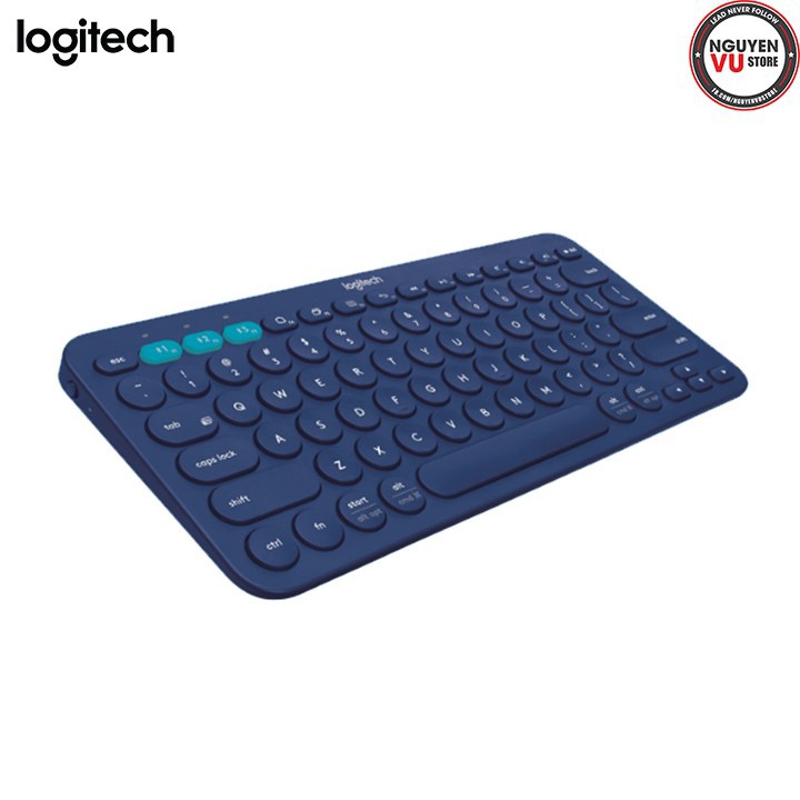 Bàn phím Bluetooth Logitech K380 Multi-Device Blue - Kết nối Bluetooth