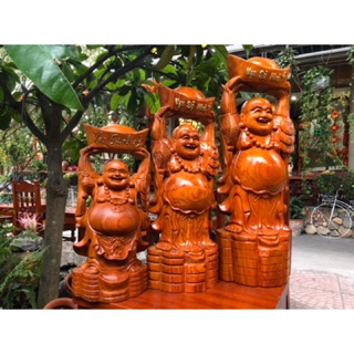 Tượng Phật Di Lặc Gỗ Hương -  Để Phòng Khách, Phòng Học, Bàn Làm Việc Quá Đỉnh, Bàn Tiếp Tân