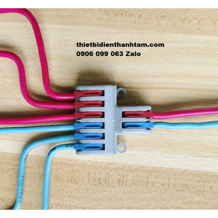 Combo 5 cút nối dây điện nhanh KV774 không cần kìm bấm, nối 2 ra 4 (KV-214) , nối 2 ra 6 (KV-216)
