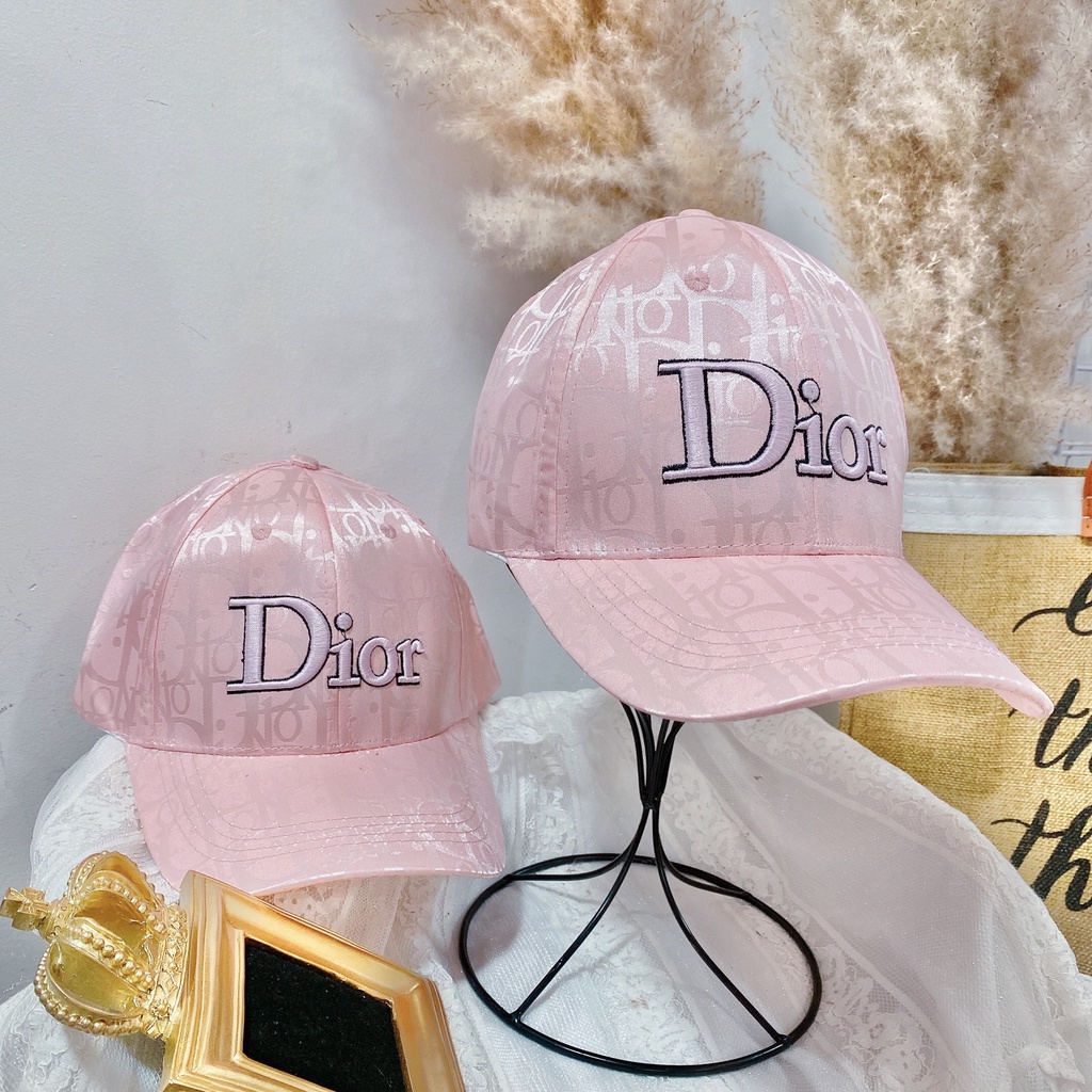 Mũ nón kết lưỡi trai Dior màu Hồng thời trang unisex