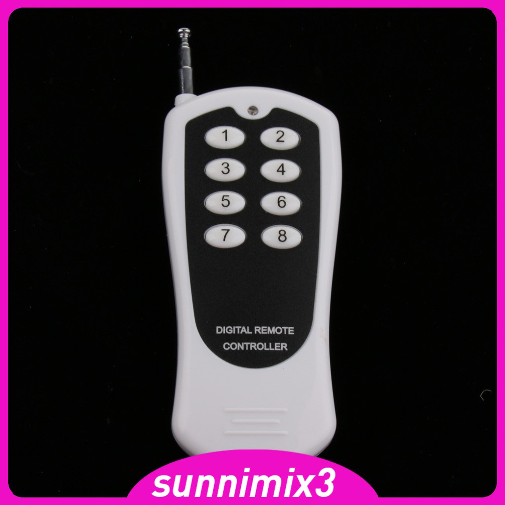 CHANNEL Bộ Điều Khiển Từ Xa 2x 1000m 8 Kênh 433mhz Rf