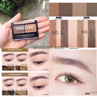 Bột tán lông mày Aritaum IDOL Brow Powder Cake