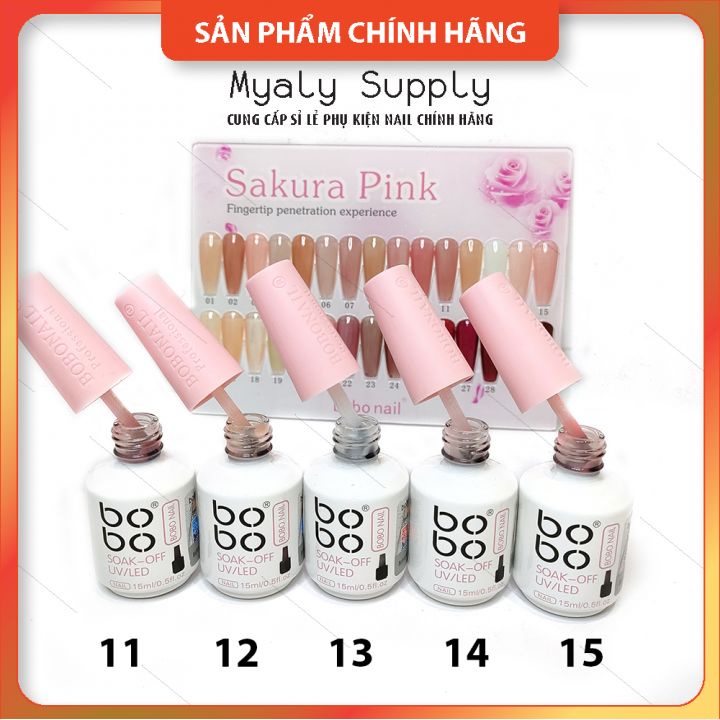 Sơn Gel Thạch Lẻ Chai Bobo 30 Màu 35 Đến 64