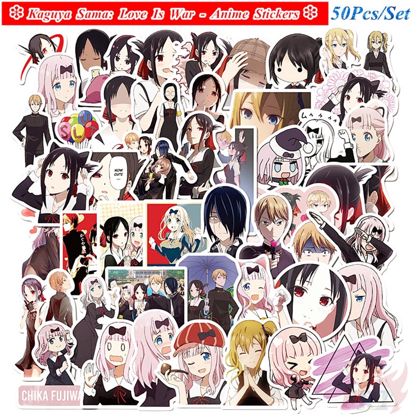 ❉ Kaguya Sama: Love Is War - Series 01 Anime Stickers ❉ 50Pcs/Set Shinomiya Kaguya DIY Fashion Decals Doodle Stickers