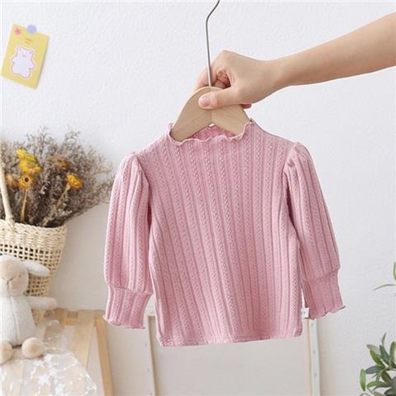 Áo thun tay dài cổ lọ thời trang trẻ trung