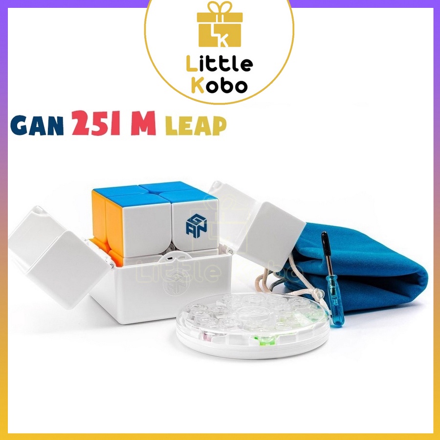 Rubik Gan 251 M Leap Gan 251M Nam Châm Flagship Rubic Gan 2x2 2 Tầng Đồ Chơi Thông Minh