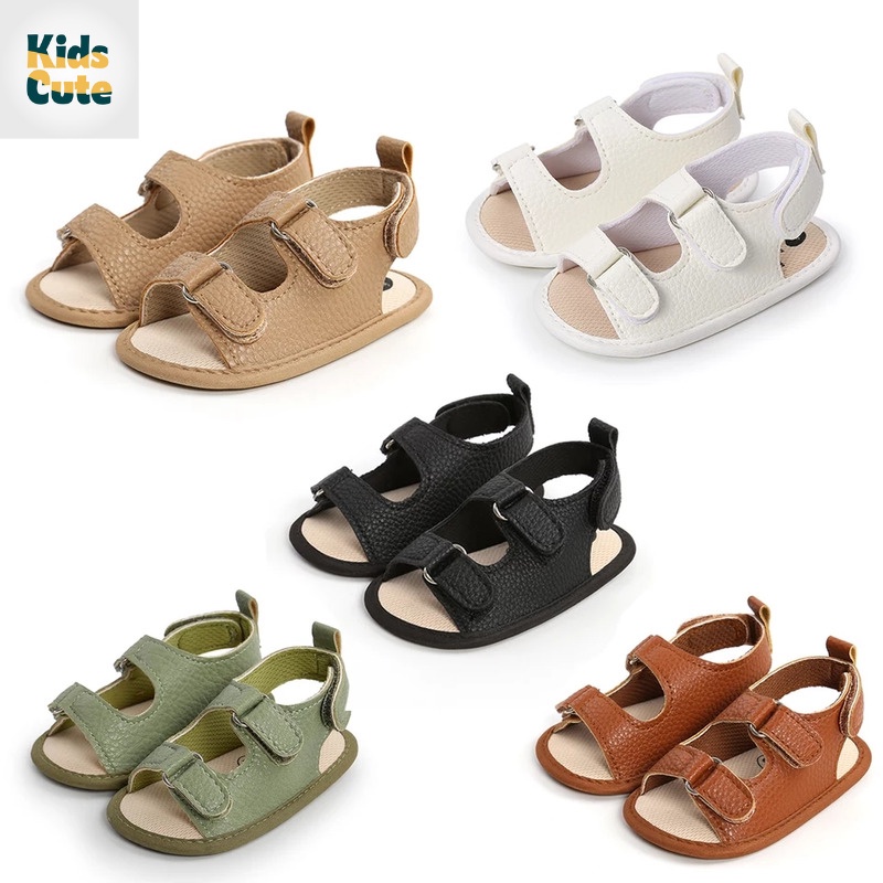 Giày Sandal Màu Đen Be Cho Bé Trai Gái 0-12 Tháng Tuổi Từ 0 Đến 1 Tuổi