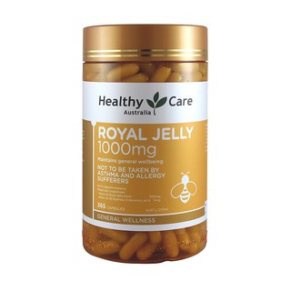 Viên Uống Sữa Ong Chúa Healthy Care Royal Jelly 1000mg 365 Viên - Úc