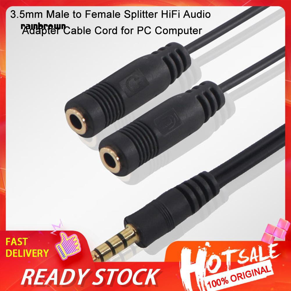 Dây Cáp Âm Thanh Chuyển Đổi Từ Giác Cắm 3.5mm Sang Giác Cắm Hifi