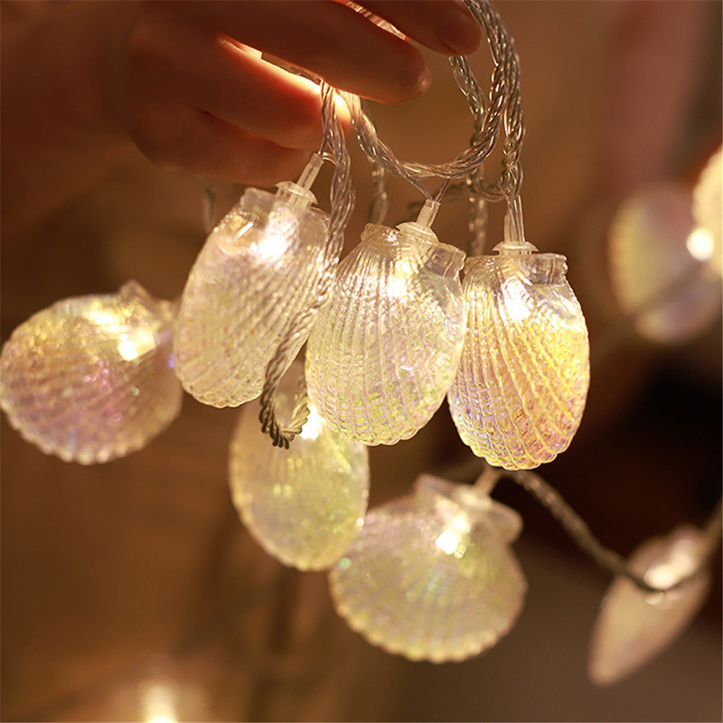 Dây Đèn Led Trang Trí Hình Vỏ Sò