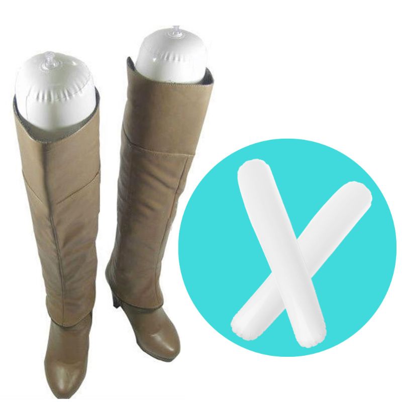 Set 2 Giá Đỡ Giày Bốt Bơm Hơi Dài 50cm Bằng PVC Dành Cho Nữ